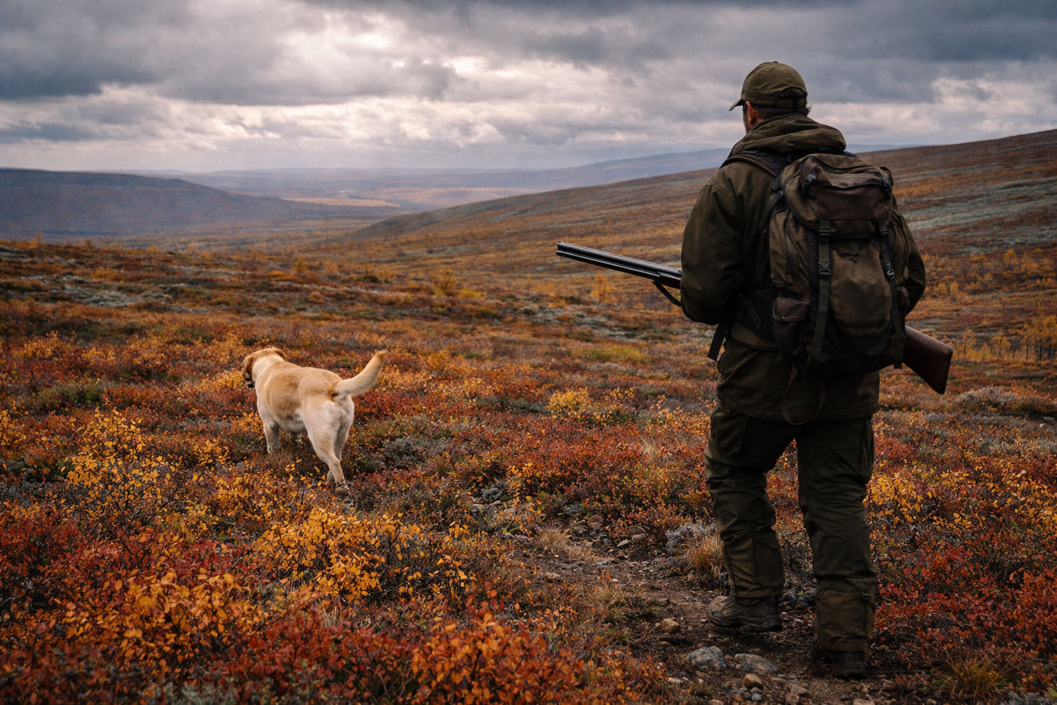 Hunting season base in the Teno valley