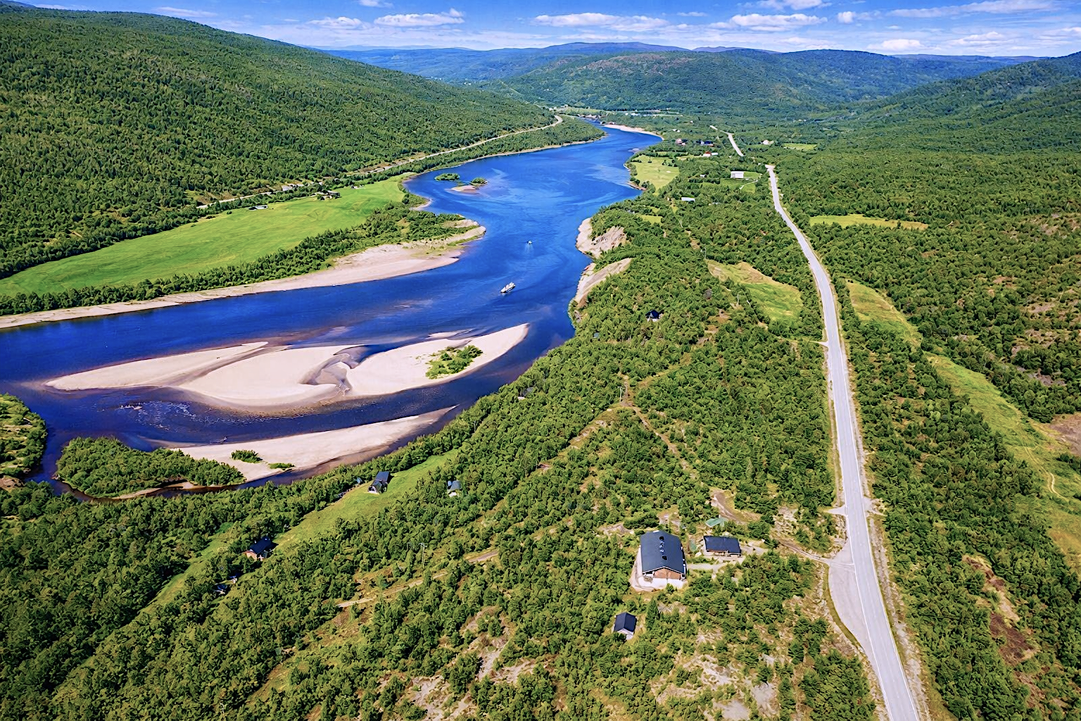 River at golden hour